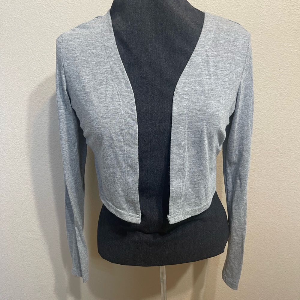 💕Bundle 3 for $20 Cider Gray Open Front shrug Cardigan medium Y2K